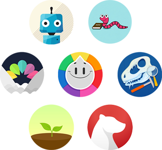 Ic?nes d’apps amusantes et éducatives de l’App Store.