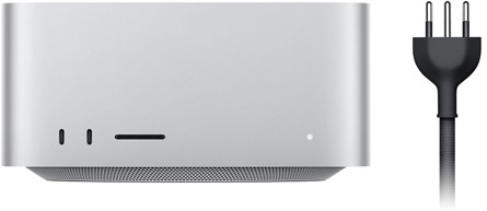 Mac Studio à c?té de son cordon d’alimentation