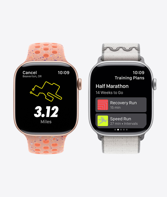 Apple Watch Series 11 Ger?te, Nike Run Club App, Features geführte L?ufe und Trainingspl?ne