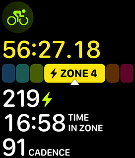 Power Zones indicating someone?s Functional Threshold Power.