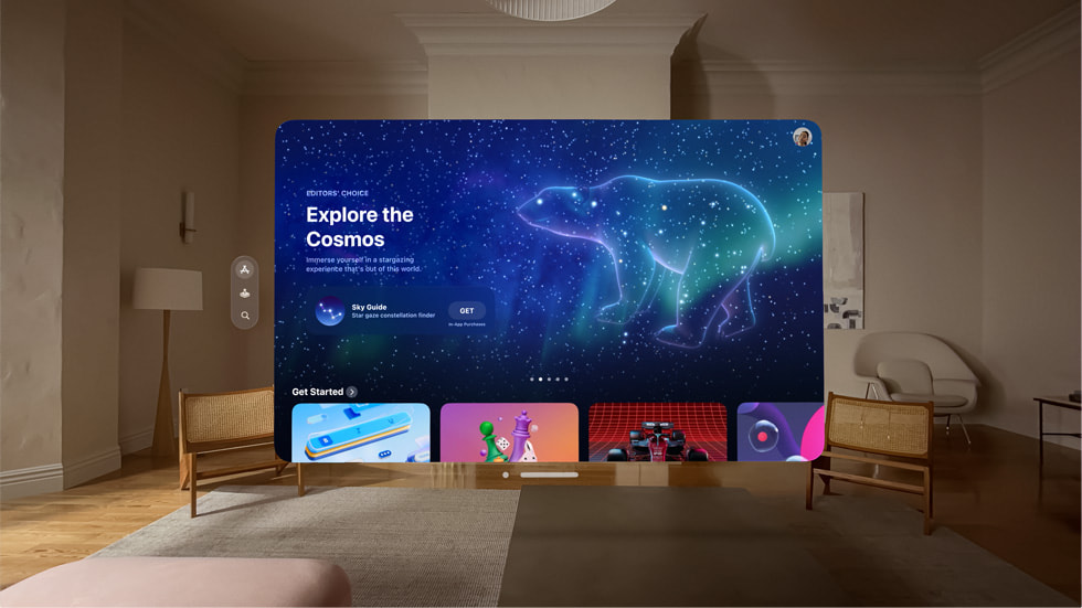 App Store Vision Pro di visionOS. 
