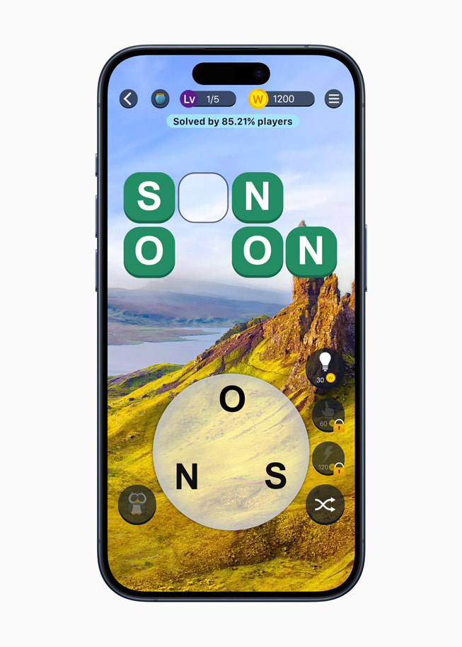 ???? ????? ?? ???? +Crossword Jam ?????? ??? iPhone 15 Pro