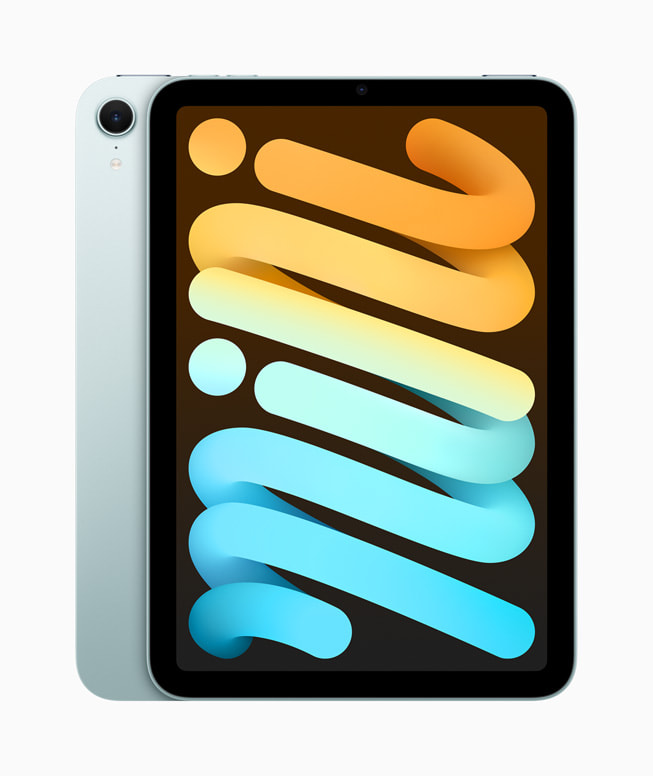 Yeni iPad mini yeni mavi renk se?ene?iyle g?rülüyor.