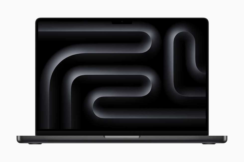 14-tommers MacBook?Pro i stellarsvart.