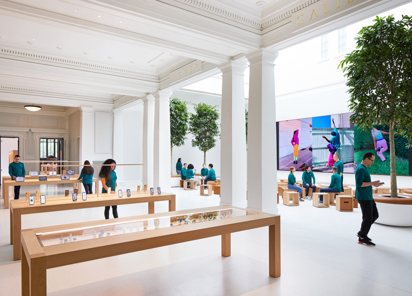 Innenausstattung der Apple Carnegie Library.