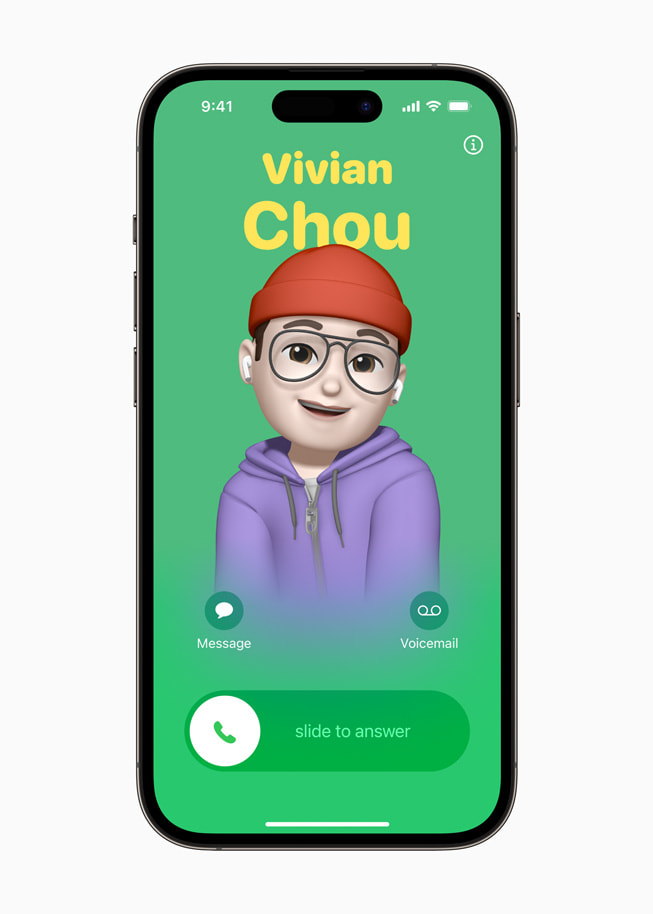 iPhone 14 Pro’da Vivian Chou’nun Ki?i Posteri g?steriliyor.