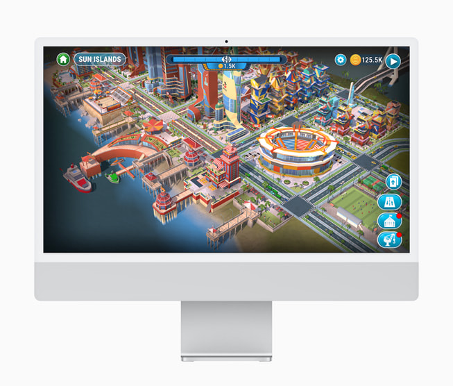???? ????? ?? ???? Cityscapes: Sim Builder ??? ???? iMac ???? ???? ????? ???????? ????? ???? Sun?Island.