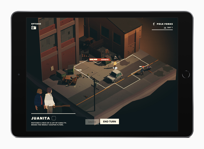 iPad’de “Overland” oynan?rken.
