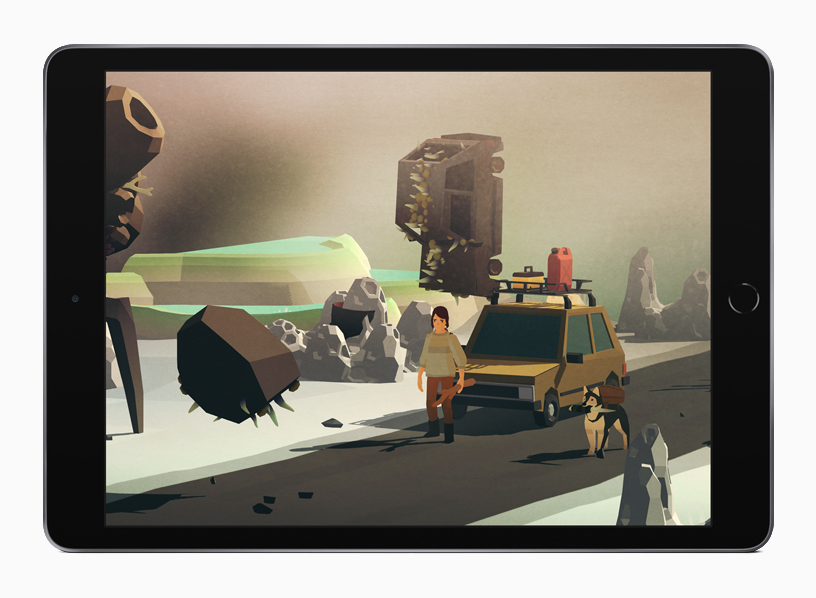 iPad’de “Overland” oynan?rken.