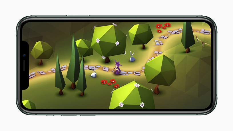 iPhone 11 Pro’da “The Enchanted World” oynan?rken.