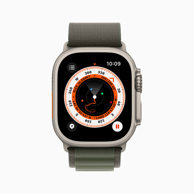 ?ng d?ng La bàn ???c thi?t k? l?i trên Apple Watch Ultra hi?n th? tính n?ng T?a ?? ?i?m m?i.
