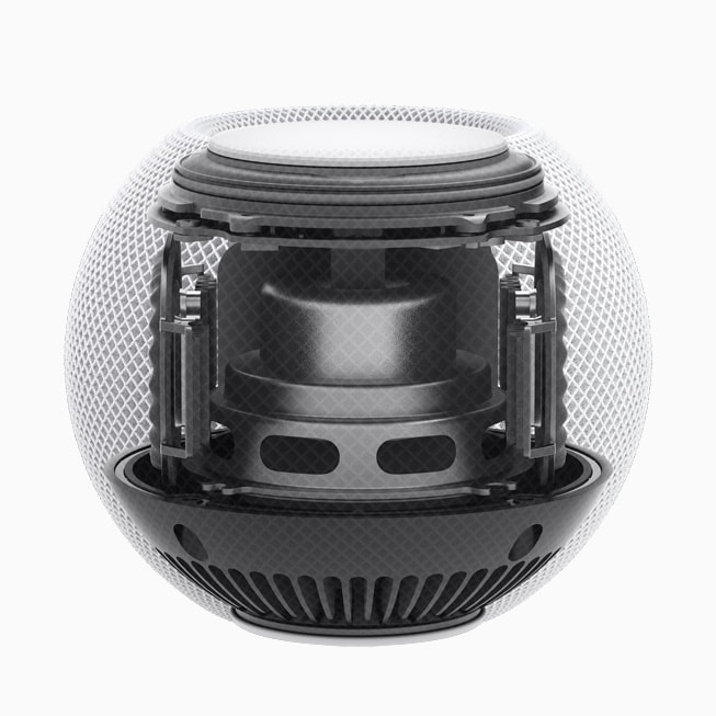 Yeni HomePod?mini’nin i? bile?enleri.
