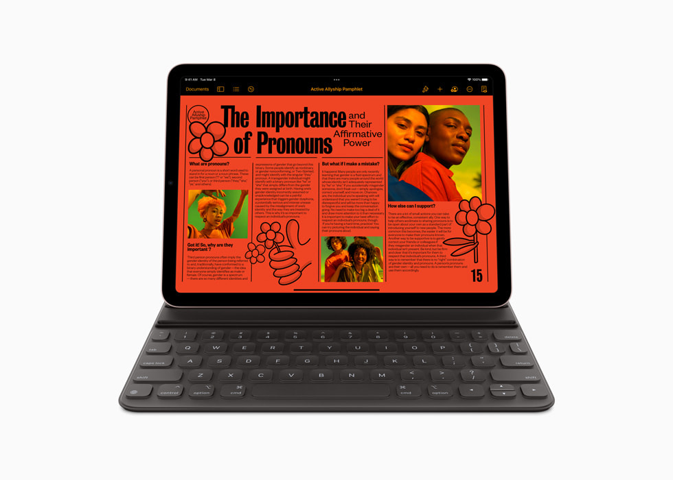 Yeni iPad Air i?in Smart Keyboard Folio. 
