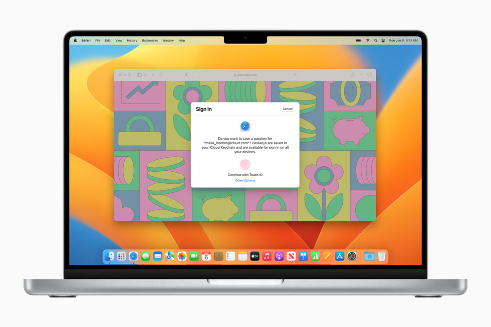 MacBook Pro’da yeni ge?i? anahtarlar? ile oturum a?ma deneyimi. 