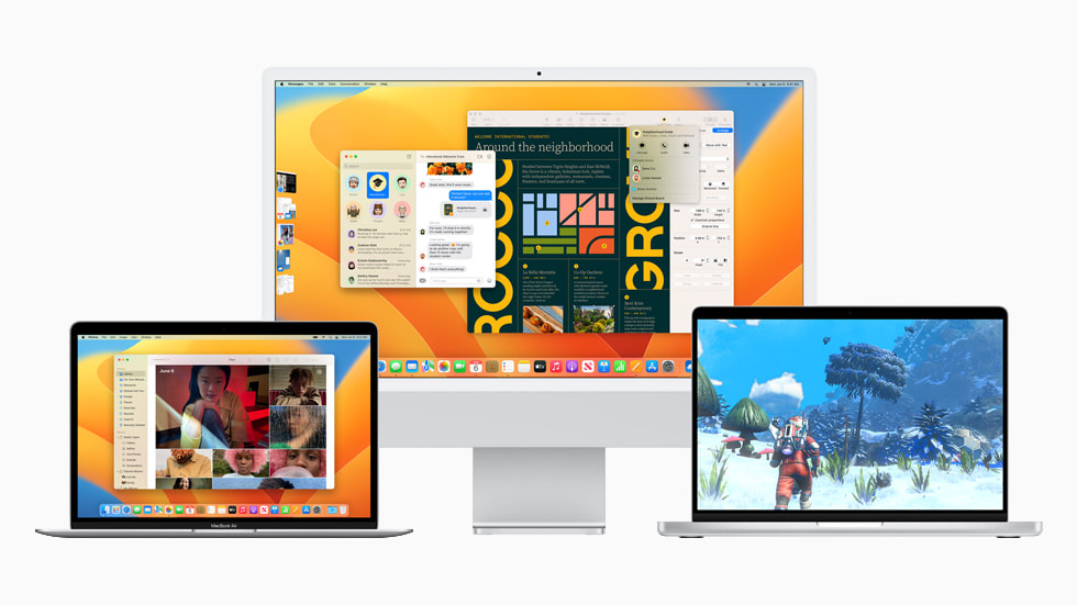 MacBook Air, 24 in? iMac ve 14 in? MacBook Pro.