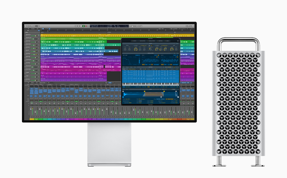 Logic Pro X’i g?steren Mac Pro ve Pro Display XDR.