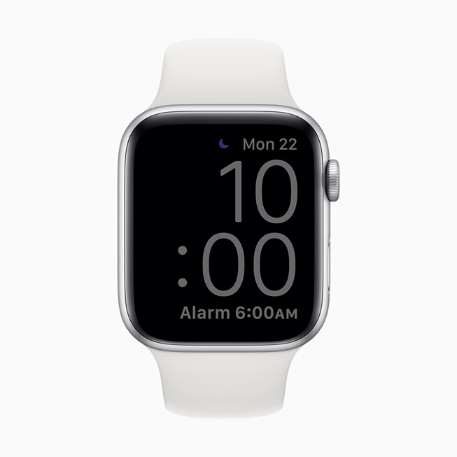 Apple Watch Series 5’te parlakl??? azalt?lm?? bir ekran g?rüntüleniyor.