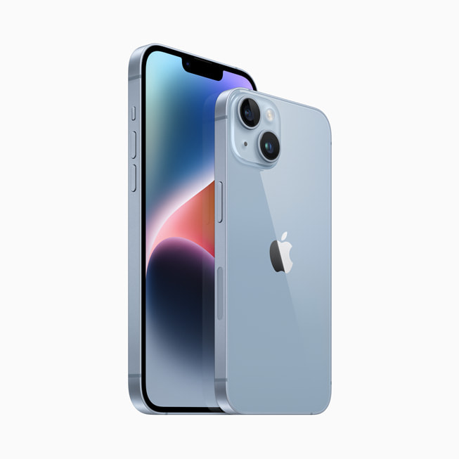 iPhone 14 và iPhone 14 Plus màu xanh d??ng.