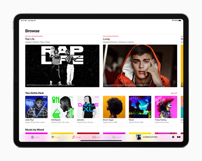 Apple Music’i g?steren bir iPad.