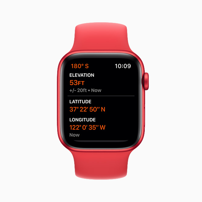 Apple Watch Series 6’da hep a??k altimetre.