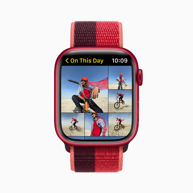 Apple Watch Series 7’de Foto?raflar uygulamas?.