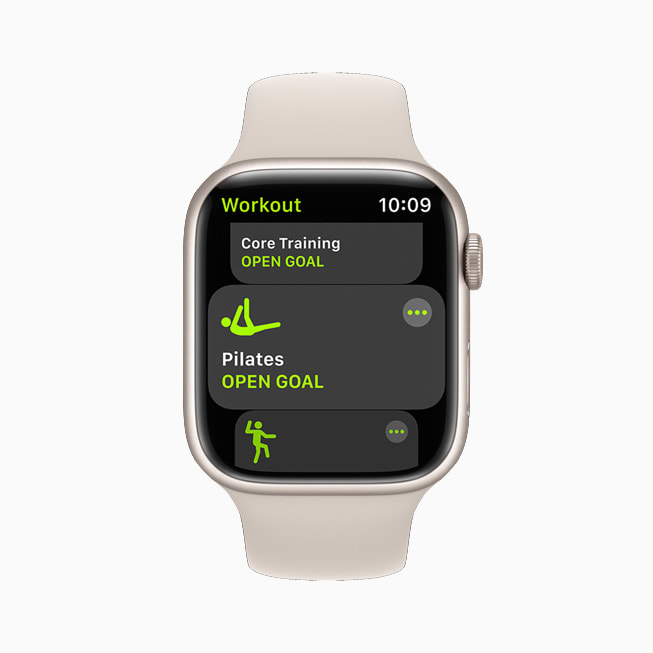 Apple Watch Series 7’de yeni Pilates antrenman? g?steriliyor.