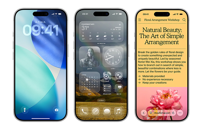 iPhone ??????????? ????????????????????????????? iOS ???? ????????????????????????????????????????? Liquid Glass ?????????????????????????????? Liquid Glass