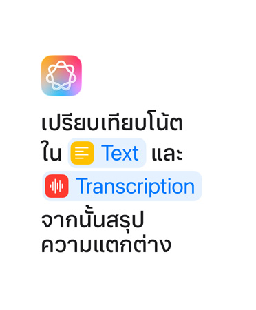 ????????????????? Text ??? Transcription ?????????????????????? ?????????????? 'Text' ??? 'Transcription' ????????????????????????????????????