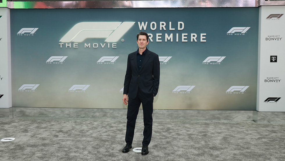 Joseph Kosinski attends the red carpet arrivals for the world premiere of Apple Original Films’ “F1 The Movie” in Times Square. “F1 The Movie” will be released in theaters and in IMAX in partnership with Warner Bros. Pictures on 27 June, 2025.