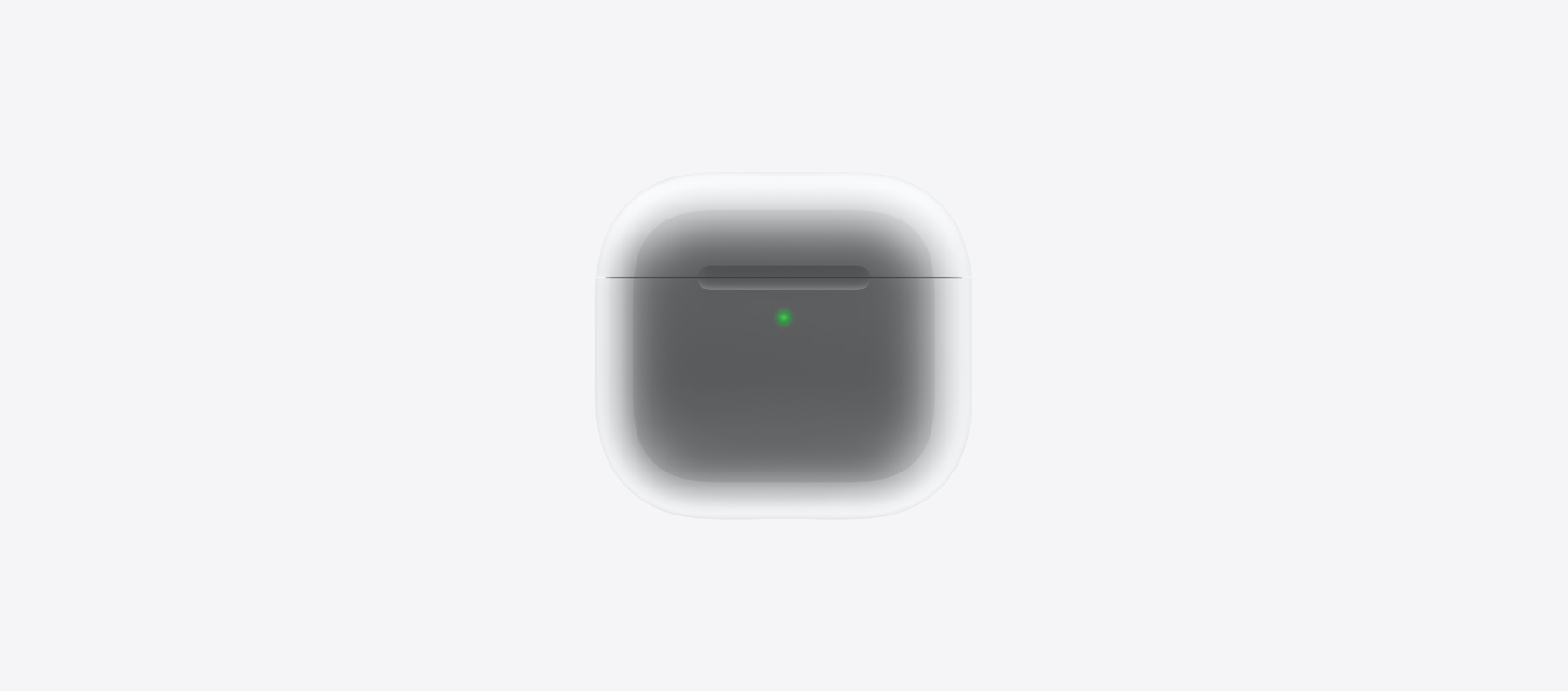 全新 AirPods 4 充電盒。