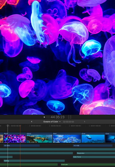 Macのデスクトップ。Blenderアプリが表示されている