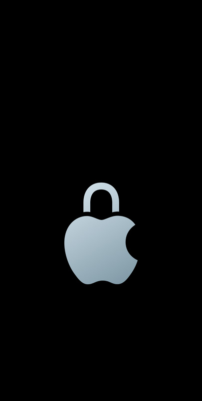 Logo de confidentialité Apple.