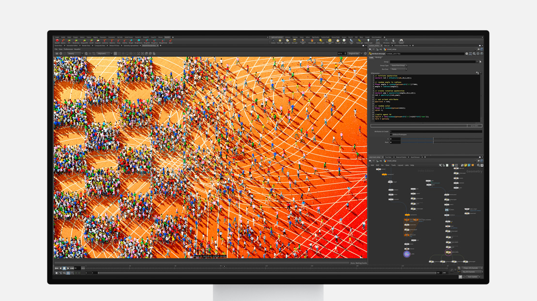 Pro Display XDR 螢?zāi)伙@示動畫的製作