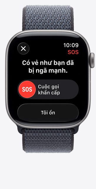 Apple Watch Series 11, aluminum case, space gray color, crash detection alert, emergency call option, Sport Loop, purple fog color